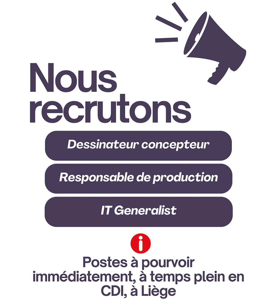 Nous recrutons à Liège !